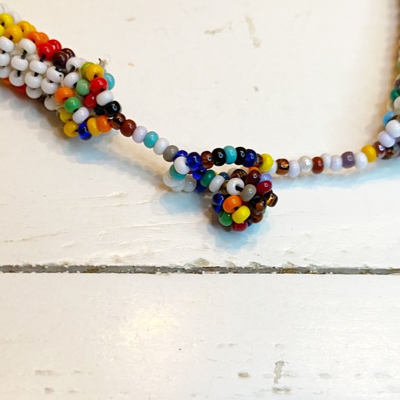 Colombian Handmade Beaded Necklace - Picture 2 of 3
